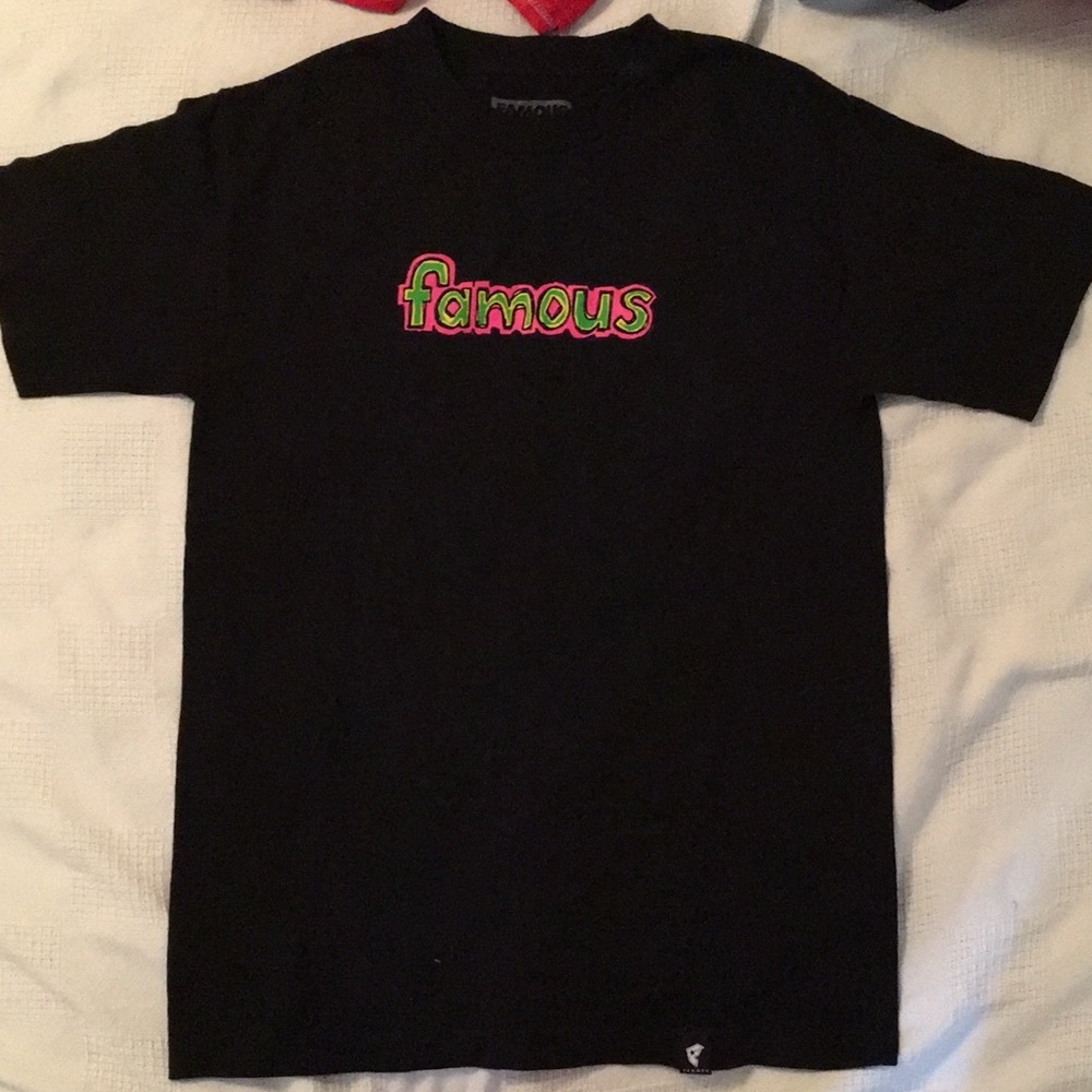 travis barker “famous” shirt